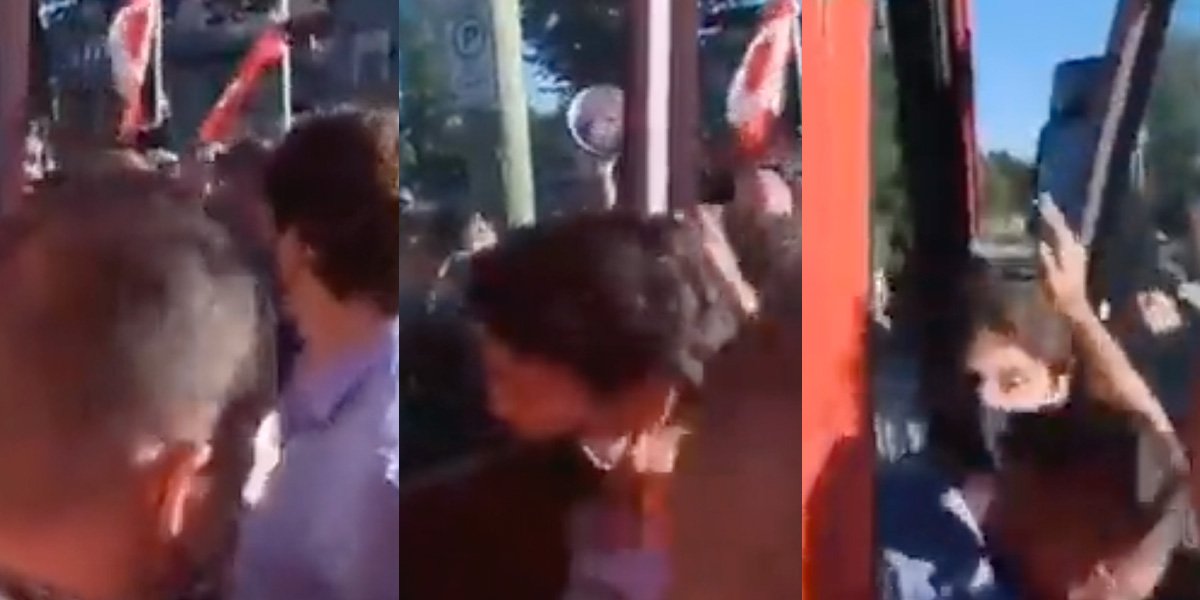 Atacan a Justin Trudeau con piedras durante acto de campaña