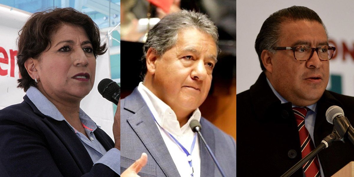 Delfina Gómez, Higinio Martínez y Horacio Duarte: texcocanos pelean la candidatura de Morena en Edomex