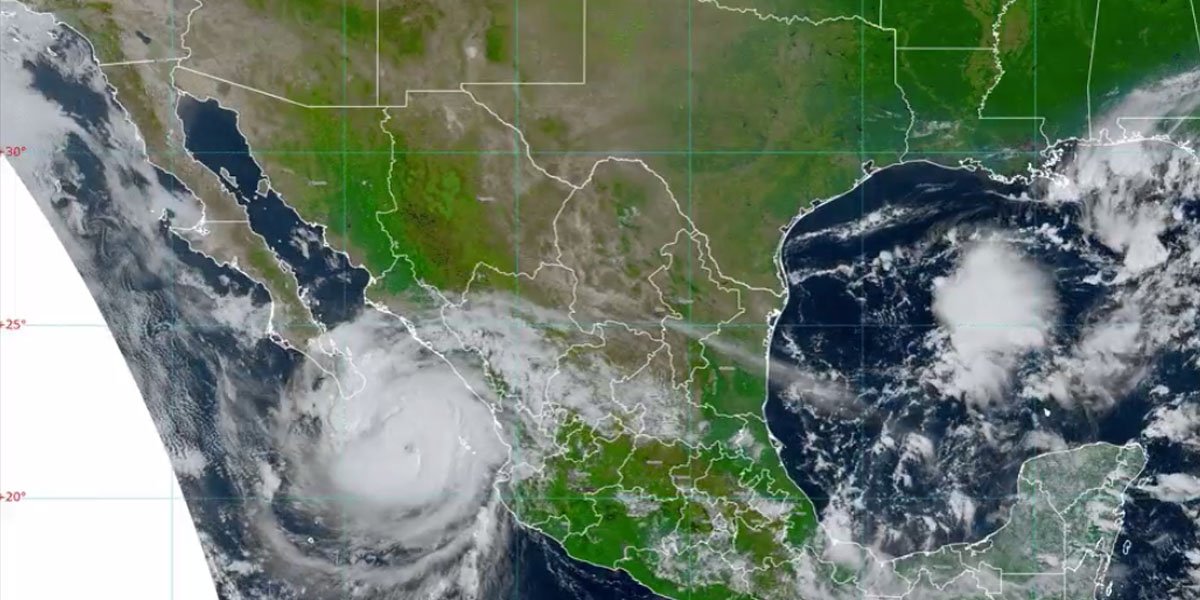 ‘Olaf’ se convierte en huracán categoría 1; se mueve hacia la Península de BCS