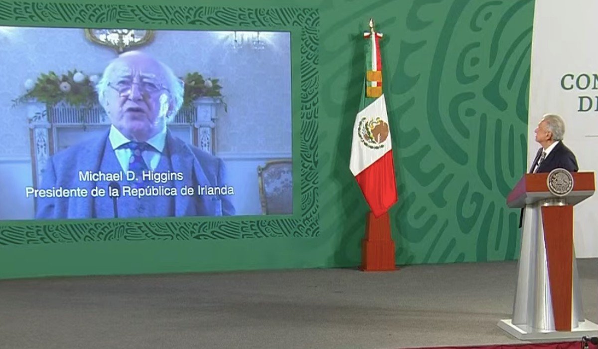 Presidente de Irlanda felicita a México