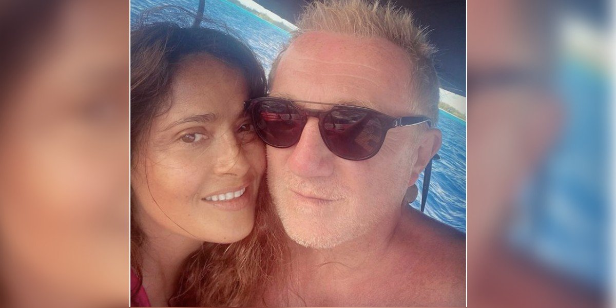Salma Hayek agradece a su esposo François-Henri Pinault por dejar de usar prendas de piel animal