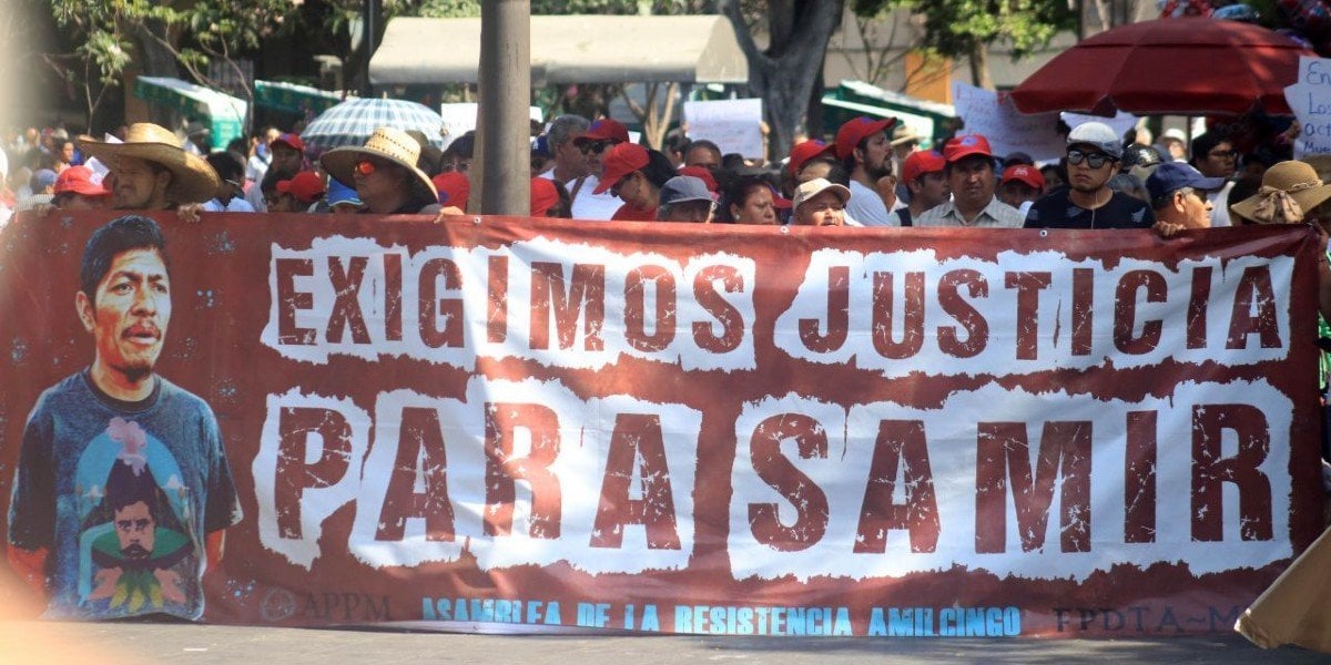 Detienen a un presunto responsable en el asesinato del activista Samir Flores