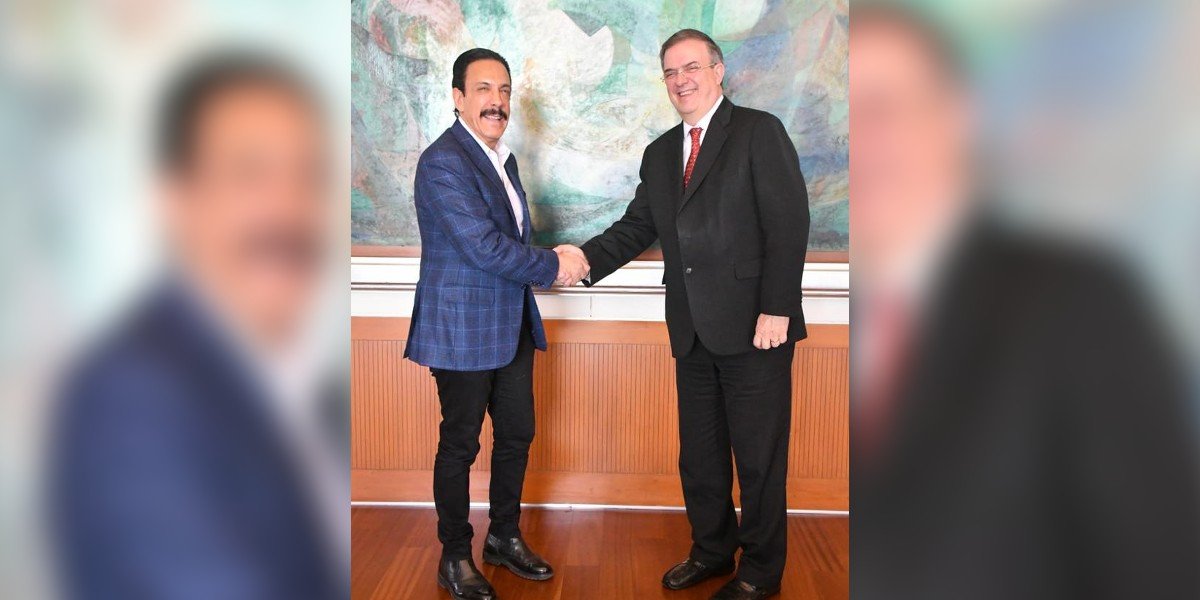 Omar Fayad visitará Francia e Inglaterra; se reúne con Ebrard para coordinar viaje