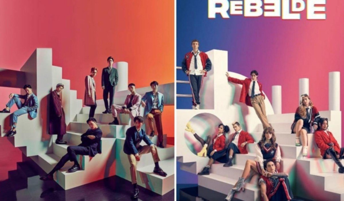 Usuarios en redes acusan a Netflix de plagio a grupo de K-pop en promocionales de Rebelde