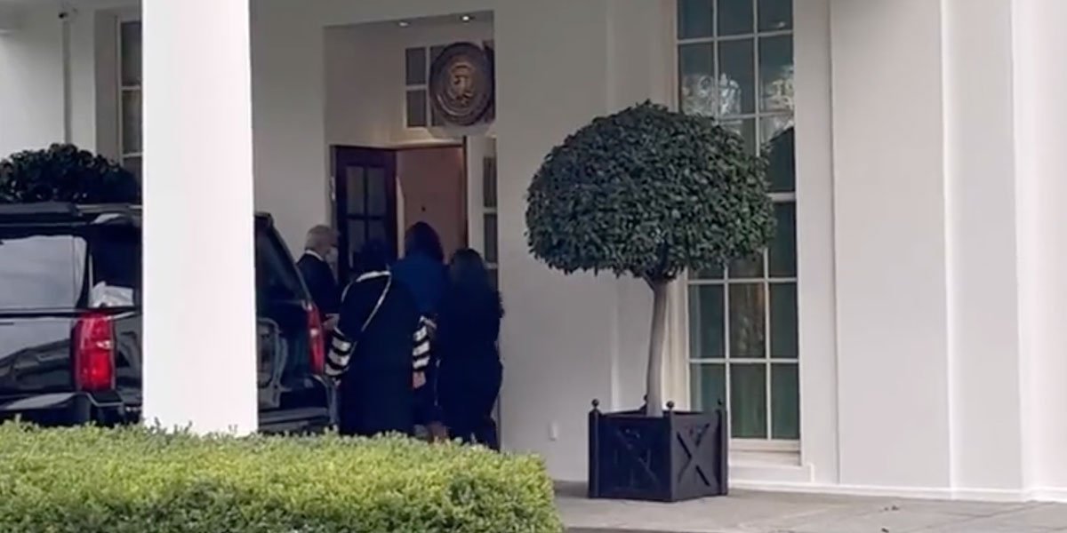 AMLO llega a la Casa Blanca para reunirse con Joe Biden