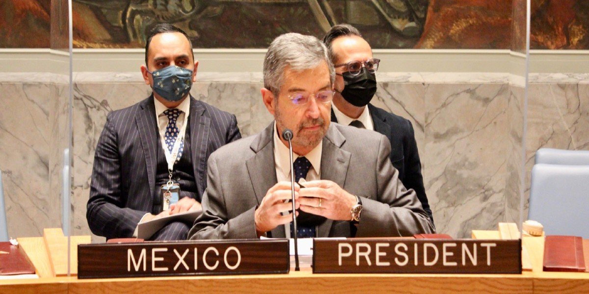 De la Fuente marca la agenda y los temas que impulsará México al frente del Consejo de Seguridad ONU
