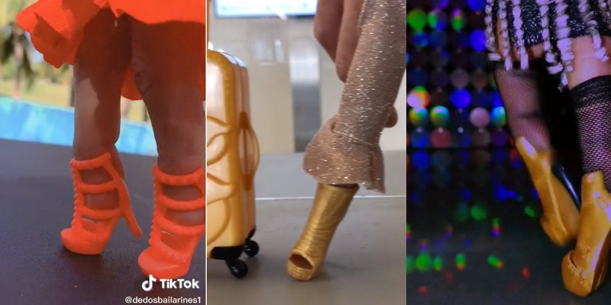 Tiktoker realiza bailes con sus dedos y videos son virales