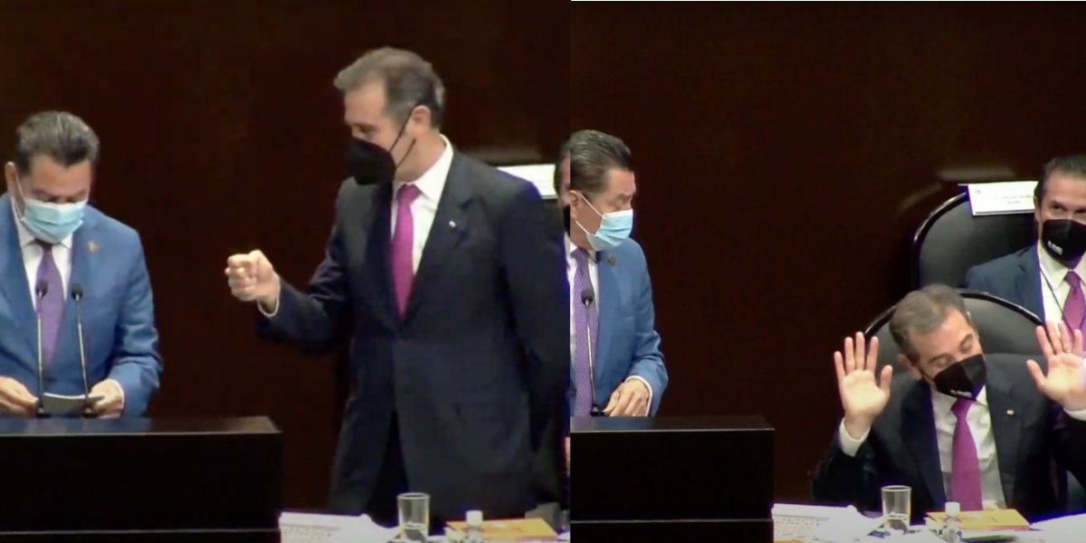 Diputado de Morena rechaza saludo de Córdova: '¡No me toques, qué te crees, igualado!'