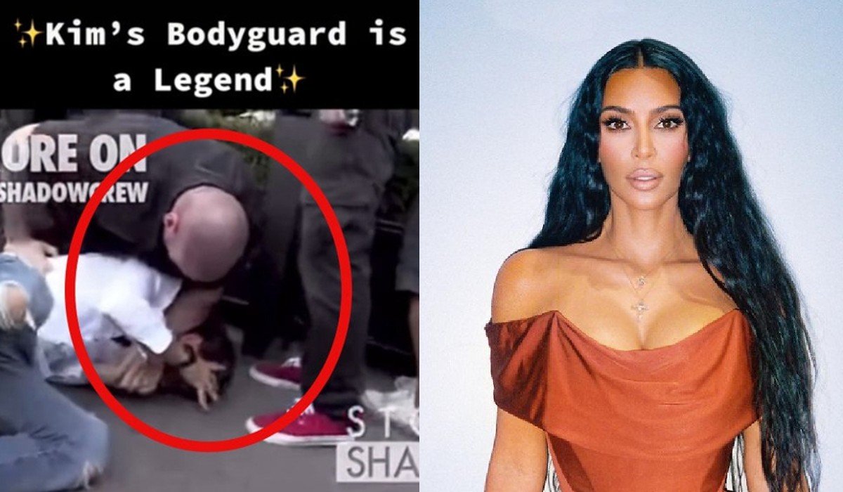 Guardaespaldas de Kim Kardashian se viraliza; causa polémica al atacar a fan que intentó acercarse (VIDEO)