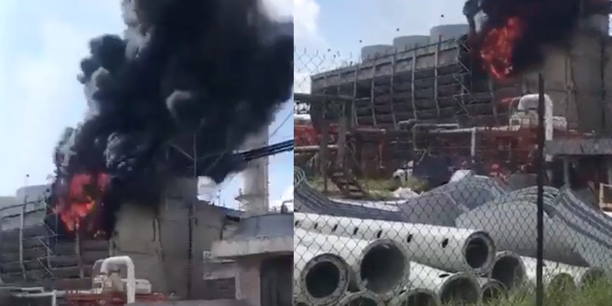 Pemex sofoca conato de incendio en refinería de Cadereyta, Nuevo León