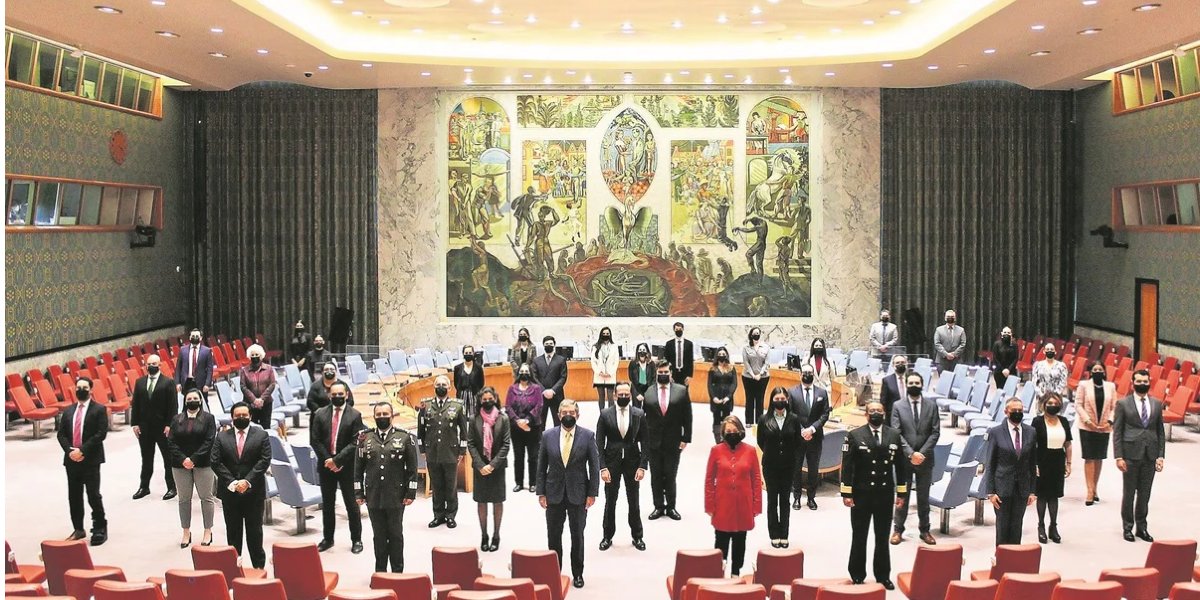 México asume presidencia del Consejo de Seguridad de la ONU