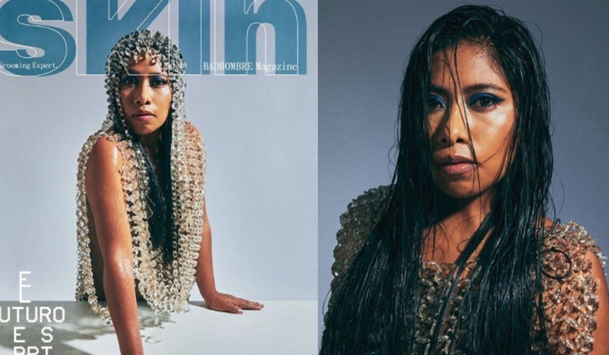 Yalitza Aparicio impacta con look de sirena; modela para revista ‘Bad Hombre’