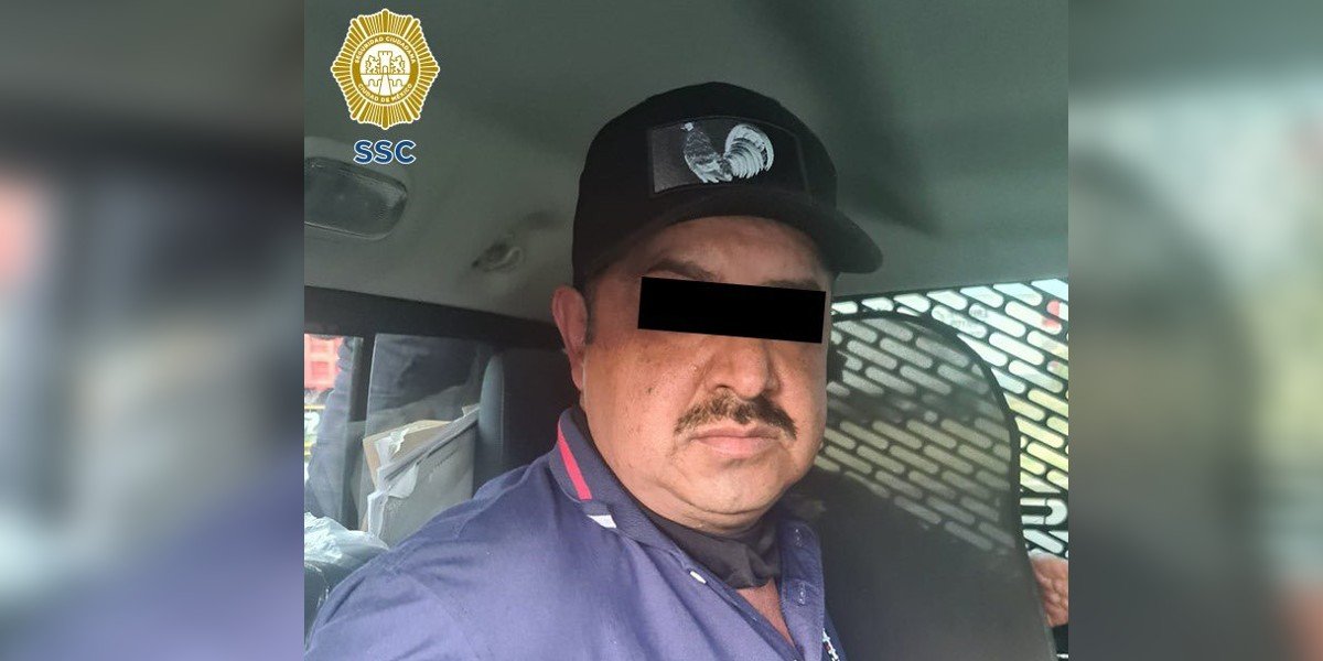 SSC captura a ‘El Lagarto’ presunto distribuidor de droga e invasor de predios en CDMX