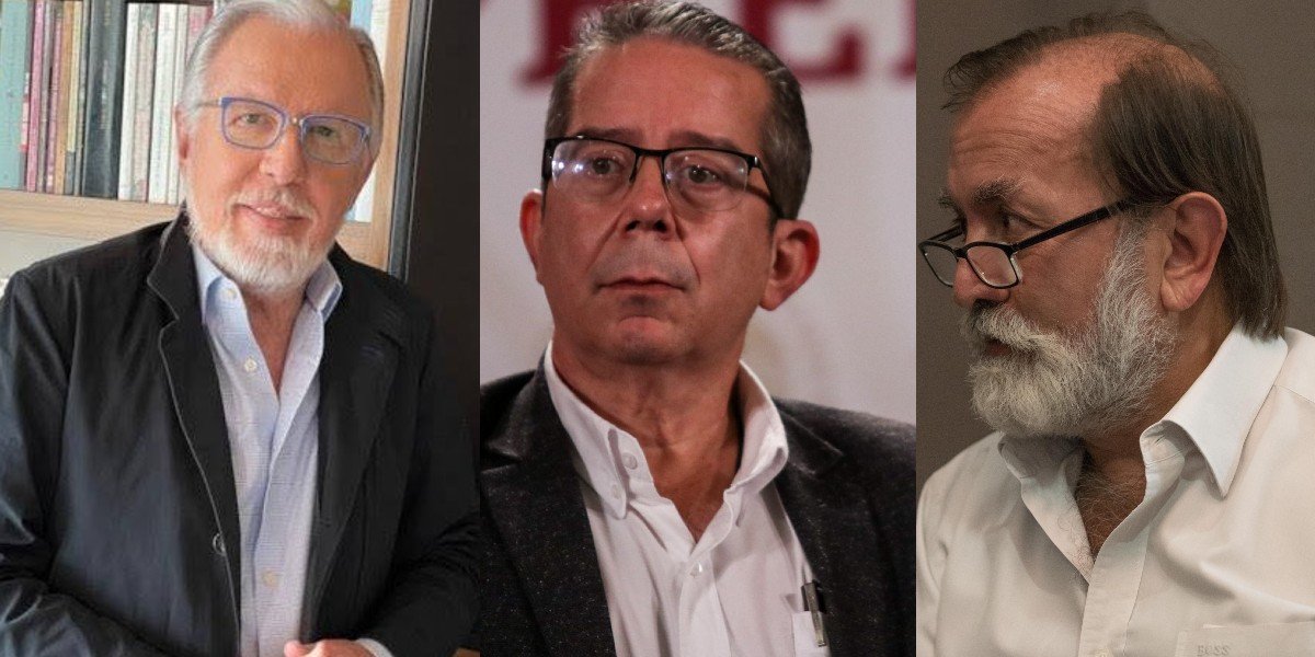 López-Dóriga, Epigmenio Ibarra y Jenaro Villamil se enfrentan por críticas a vajilla de AMLO