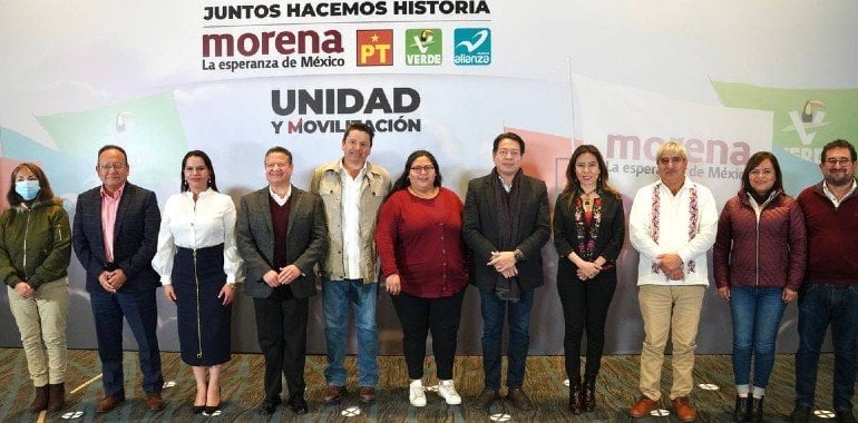Julio Menchaca y Simey Olvera son los mejor posicionados en Morena para la gubernatura de Hidalgo