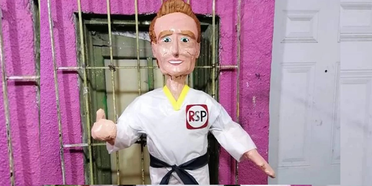 ¡Alfredo Adame ya tiene su piñata karateca! Tras pelea callejera