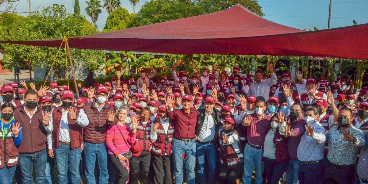 Américo Villarreal arranca precampaña en Ciudad Victoria con coordinadores de Morena en Tamaulipas