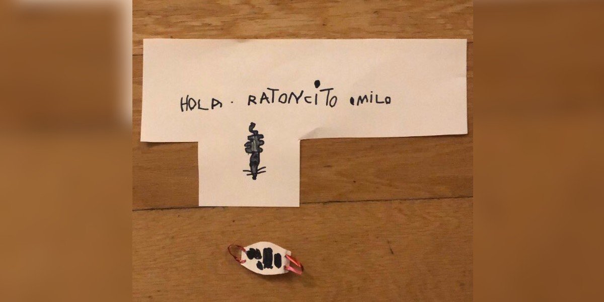 Niño se hace viral por hacer cubrebocas para que el ratón de los dientes no se contagie de COVID-19