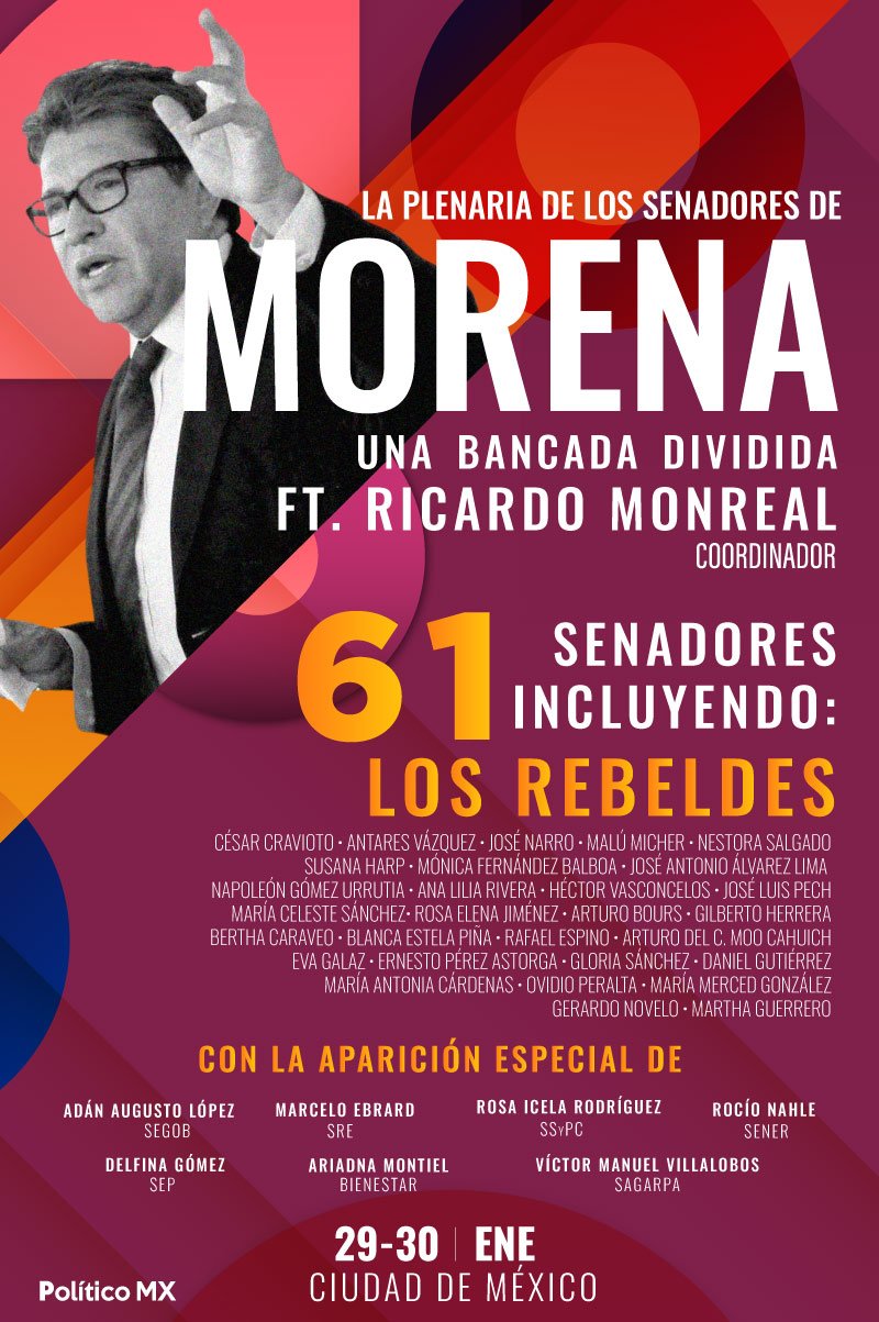 ¿Cómo va a ser la plenaria de senadores de Morena?