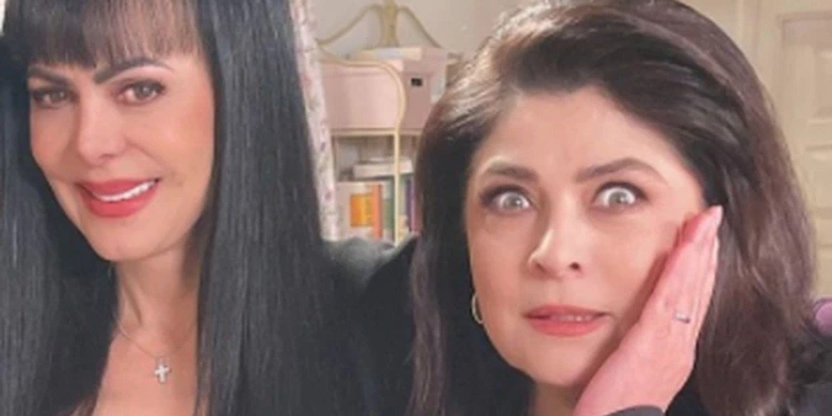 Victoria Ruffo da tremendo susto a Maribel Guardia en el set