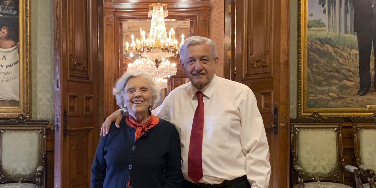AMLO no asistirá a homenaje de Elena Poniatowska: ofrezco disculpas, la queremos mucho