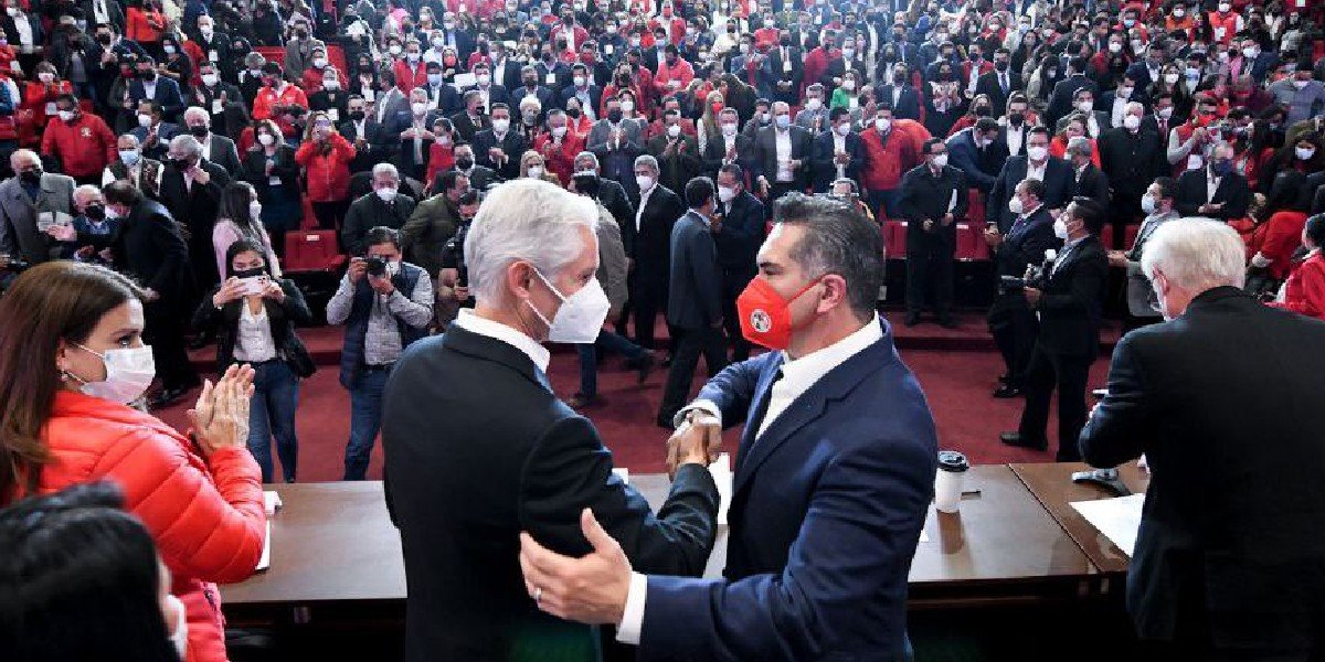 Elecciones 2023: Del Mazo y Alito Moreno “sellan” compromiso de unidad por Edomex