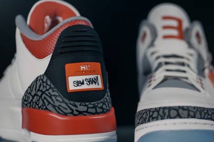 Estos son los tenis Jordan que utilizó Eminem en el medio tiempo del Super  Bowl 2022 - Político MX