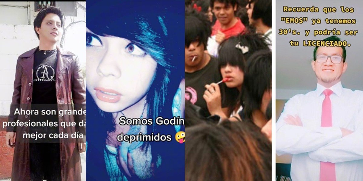 "Los emos no se extinguieron", reaparecen en TikTok con genial trend viral