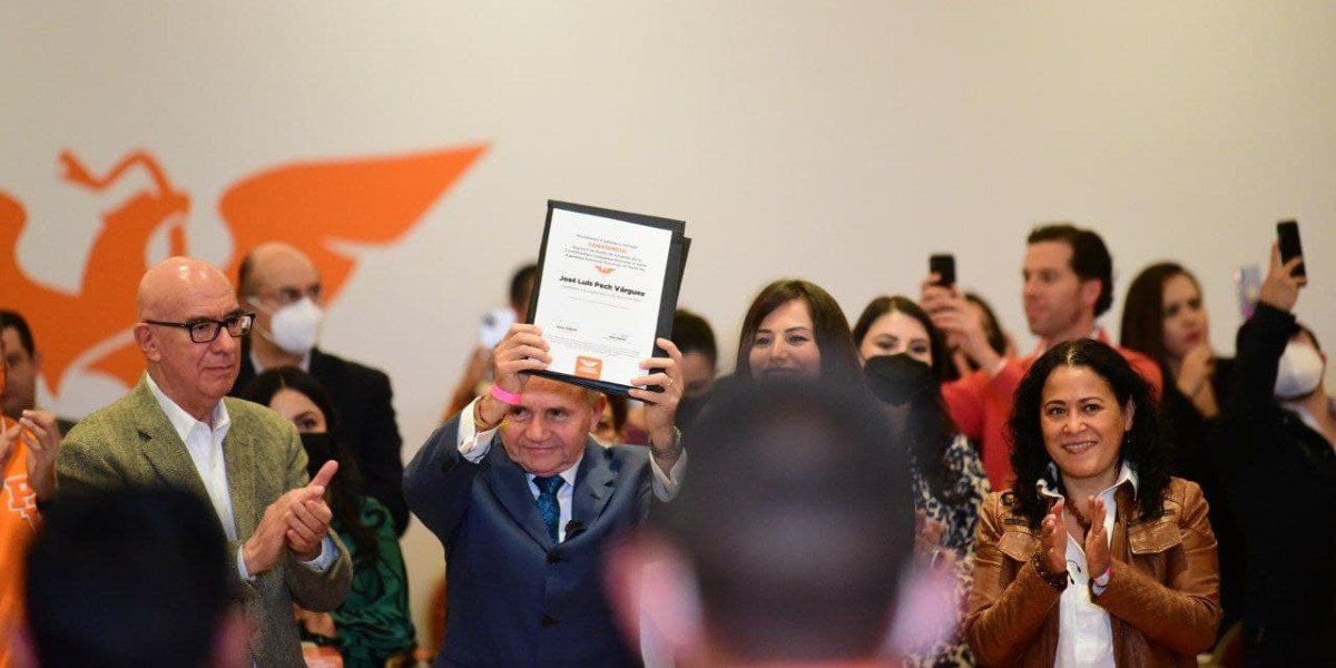 Elecciones 2022: registra MC a José Luis Pech como candidato a la gubernatura de Quintana Roo