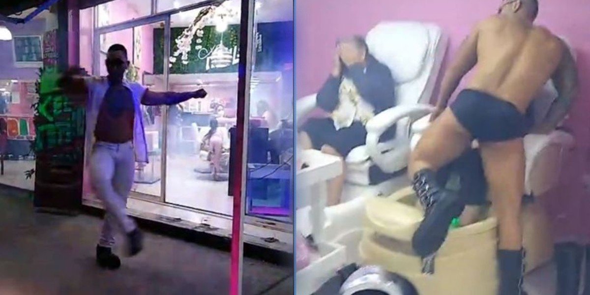 ¡Excelente servicio! Salón de Uñas en Edomex incluye todo un striptease. VIDEO