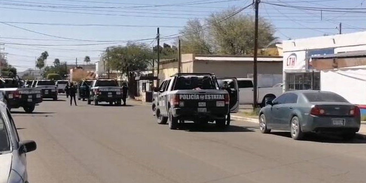 Operativo en Caborca, Sonora; balacera dejó un lesionado en la zona centro