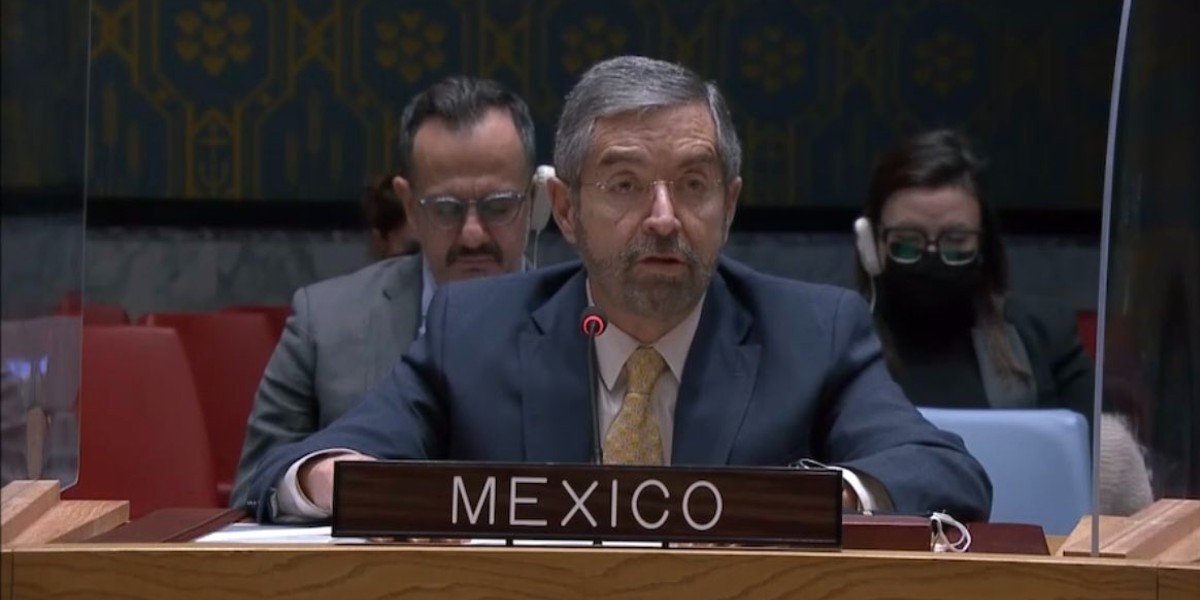 México llama a proteger a la población civil en Ucrania ante el Consejo de Seguridad de la ONU