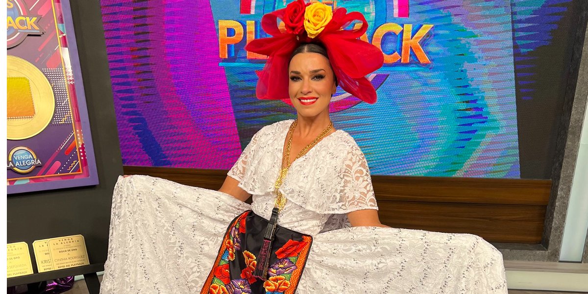 Laura G sorprende a sus fans con traje jarocho para Los Reyes del Playback
