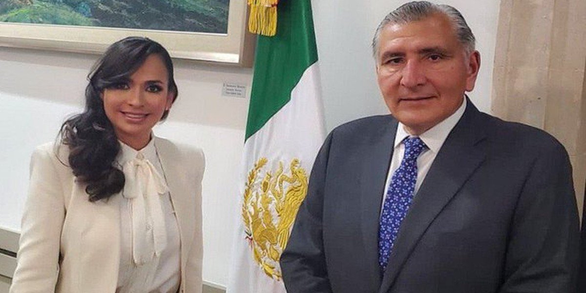 Elecciones 2022: revisan en Segob agenda de Quintana Roo Adán Augusto López y precandidata PRD-PAN Laura Fernández Piña