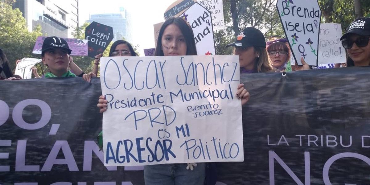 Denuncia mujer a funcionario del PRD: estoy harta de que me hagan convivir con mi agresor