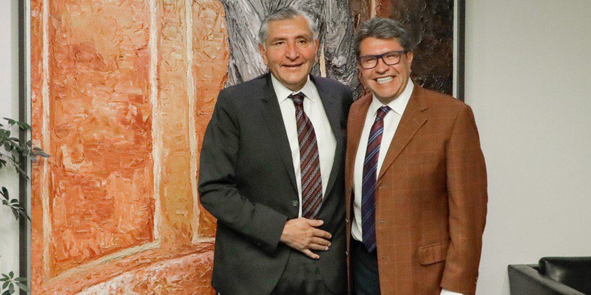 Ricardo Monreal se reúne con Adán Augusto López para impulsar las políticas públicas