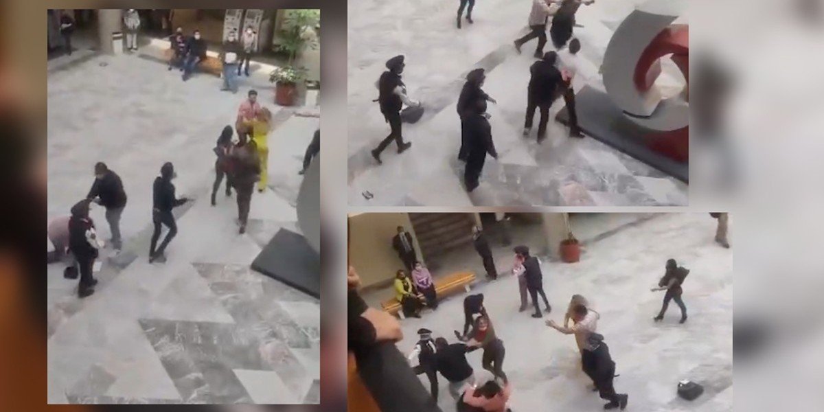 Juicio de guarda y custodia termina en pelea campal en el Estado de México