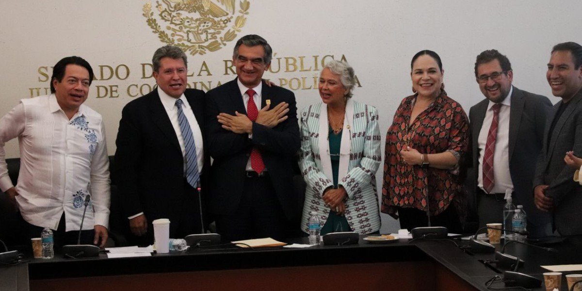 Más que limar asperezas, senadores morenistas mostraron división en reunión con Américo Villarreal
