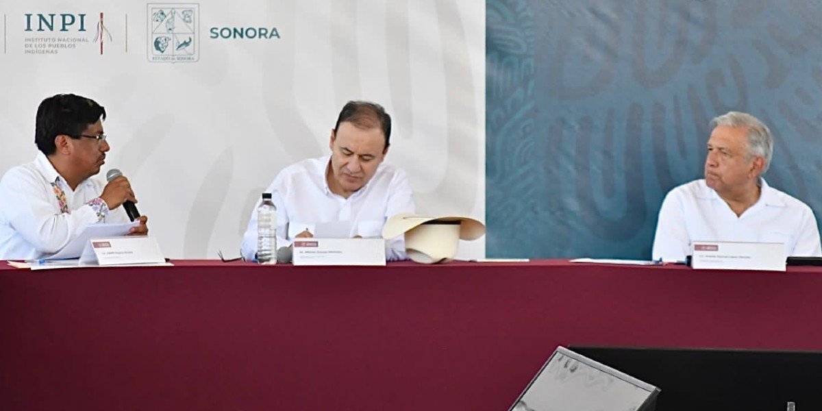 AMLO se compromete en Sonora a responder demandas de de justicia para el pueblo guarijío; retoma su lema de campaña