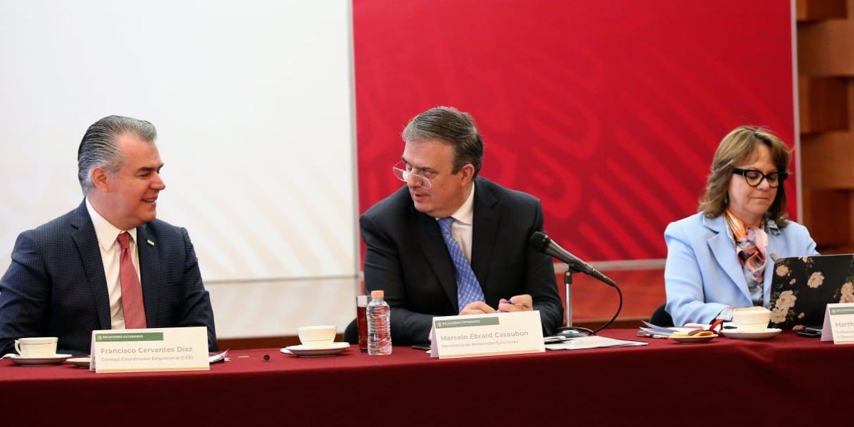 Reunión CCE-Marcelo Ebrard; revisaron Diálogo de Alto Nivel, migración e inspección de mercancías