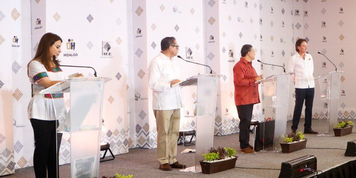 Elecciones 2022: Candidatos por Hidalgo abandonan confrontaciones y abordan propuestas en debate