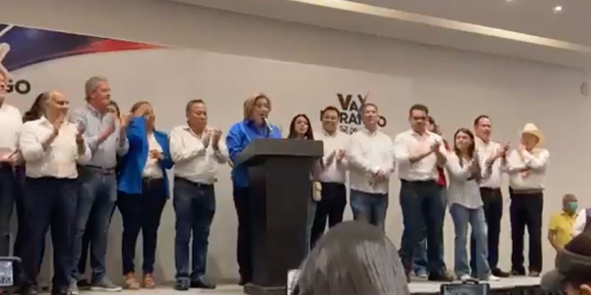 Elecciones 2022: Gobernadora Maru Campos asegura que triunfo es para Esteban Villegas, del PRI-PAN-PRD: Hoy Durango es muestra que en el 2024 hay tiro