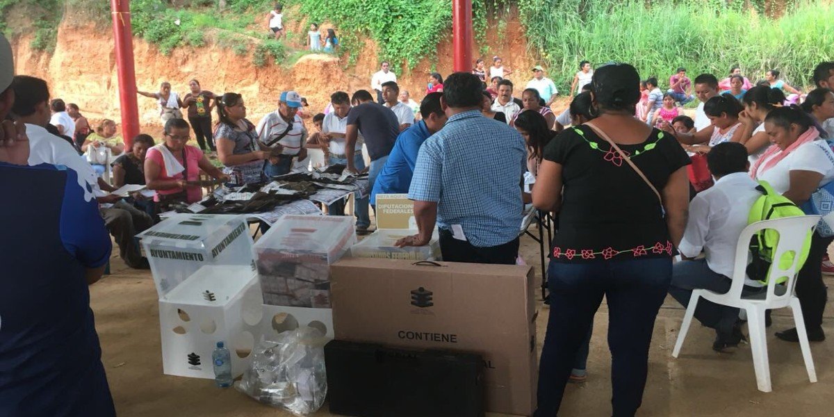 Elecciones 2022: cierran las casillas en los 570 municipios de Oaxaca