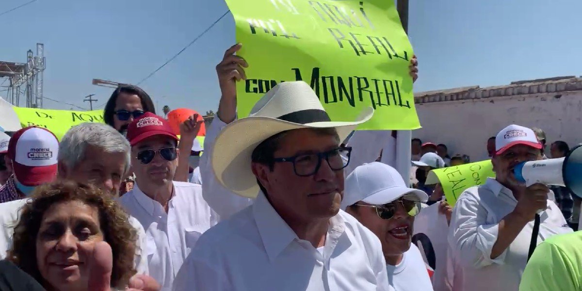 Elecciones 2024. Reciben a Monreal entre gritos de '¡presidente!' en Coahuila