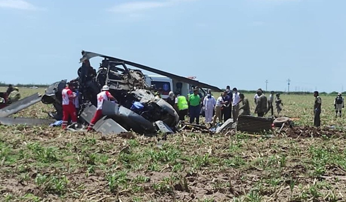 Se desploma helicóptero de la Marina dejando 14 fallecidos; descartan presencia de Caro Quintero