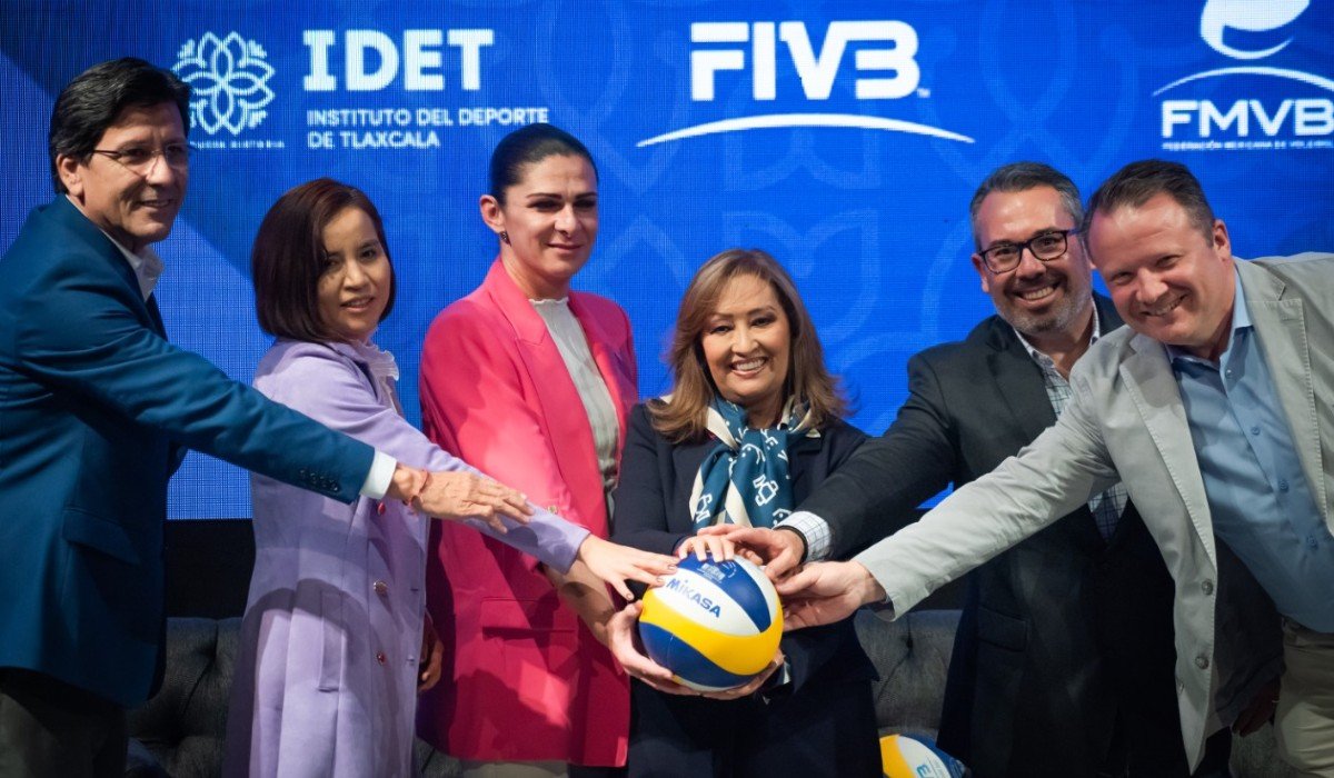 Lorena Cuéllar confirma que en octubre se realizará el Mundial de Voleibol de Playa 2023 en Tlaxcala