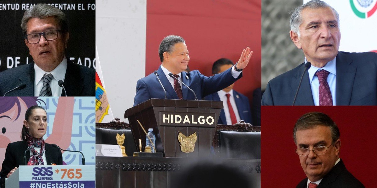 Elecciones 2024: ‘Corcholatas’ de Morena coinciden en toma protesta de Julio Menchaca en Hidalgo