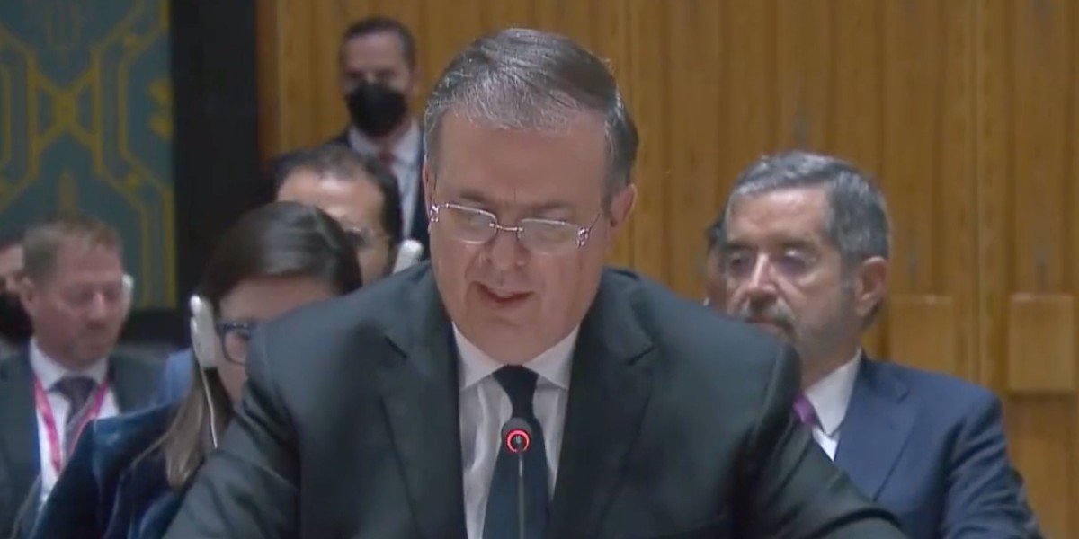 Ebrard presenta en Consejo de Seguridad de la ONU propuesta de paz de AMLO por guerra Rusia-Ucrania