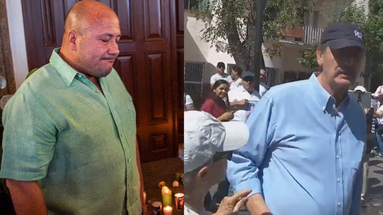 VIDEO. Fox, Lozano o Alfaro: otros políticos que corrieron de protestas