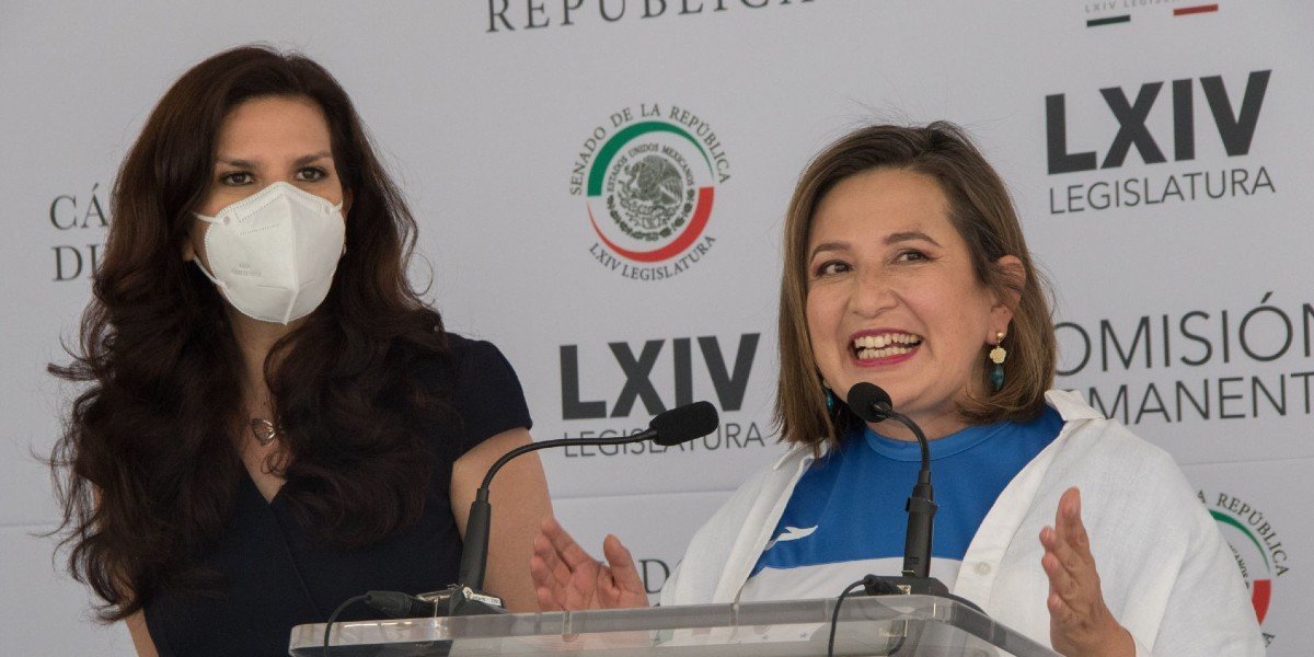 Xóchitl bromea con Kenia López Rabadán: 've por la Presidencia y a mí déjame la CDMX'
